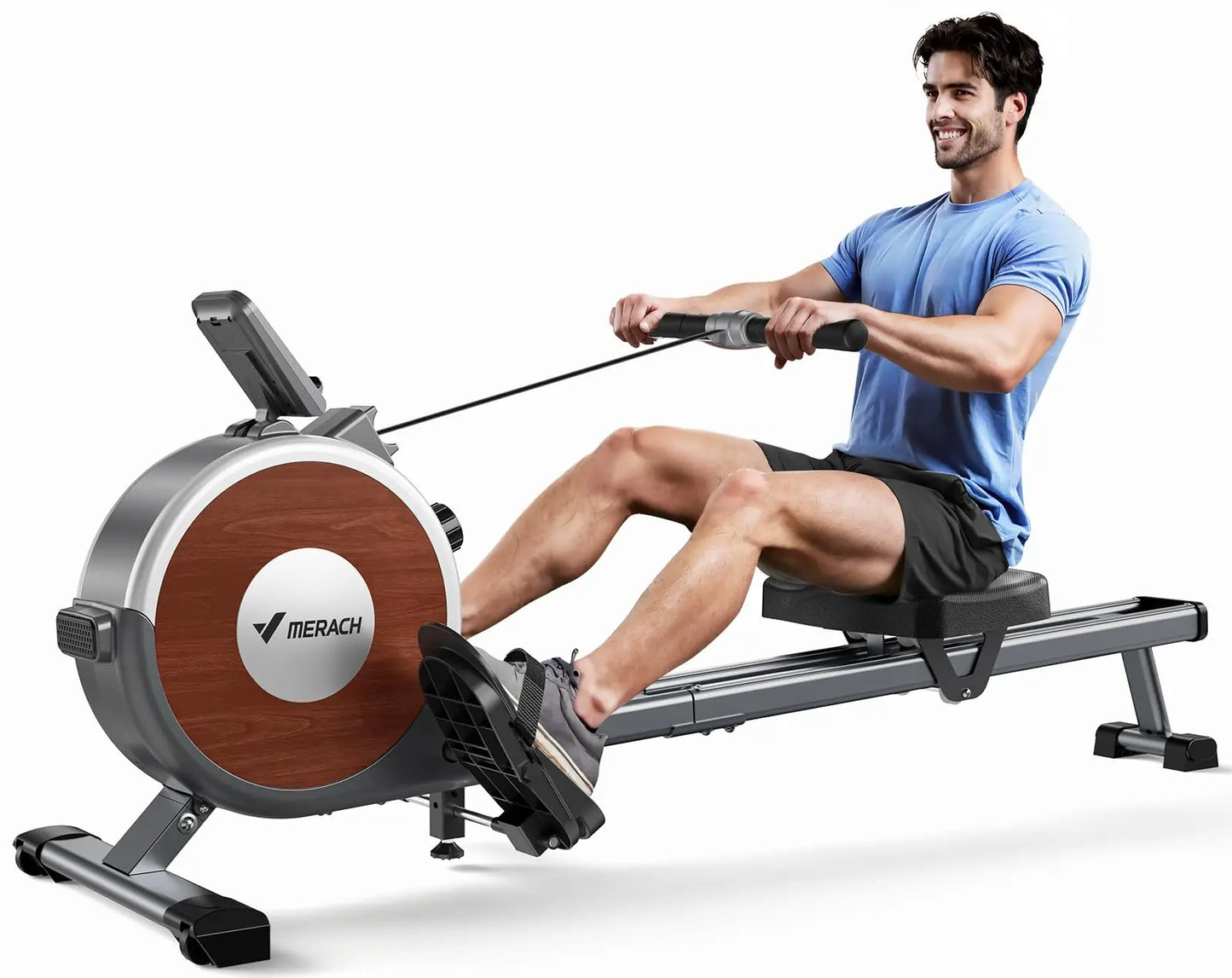 MERACH Magnetic Rowing Machine For Home Use 16 Levels