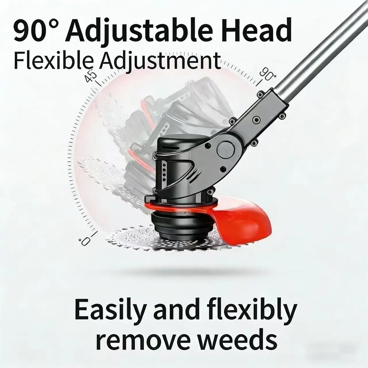 Rechargeable Cordless Garden Weeding And Lawn Mower With Brushless Motor