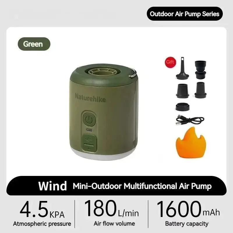 Naturehike Multi Function Air Pump For Inflatable Mat Portable Camping