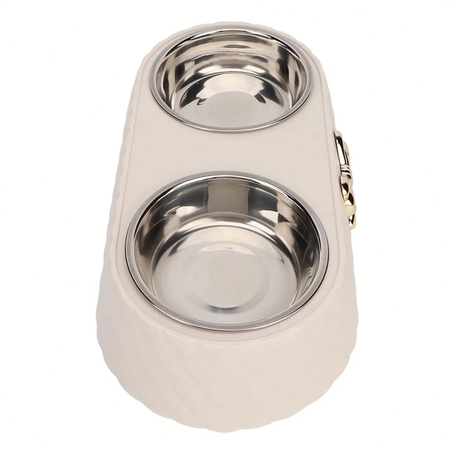 Double Stainless Steel Pet Bowls For Cats And Small Dogs