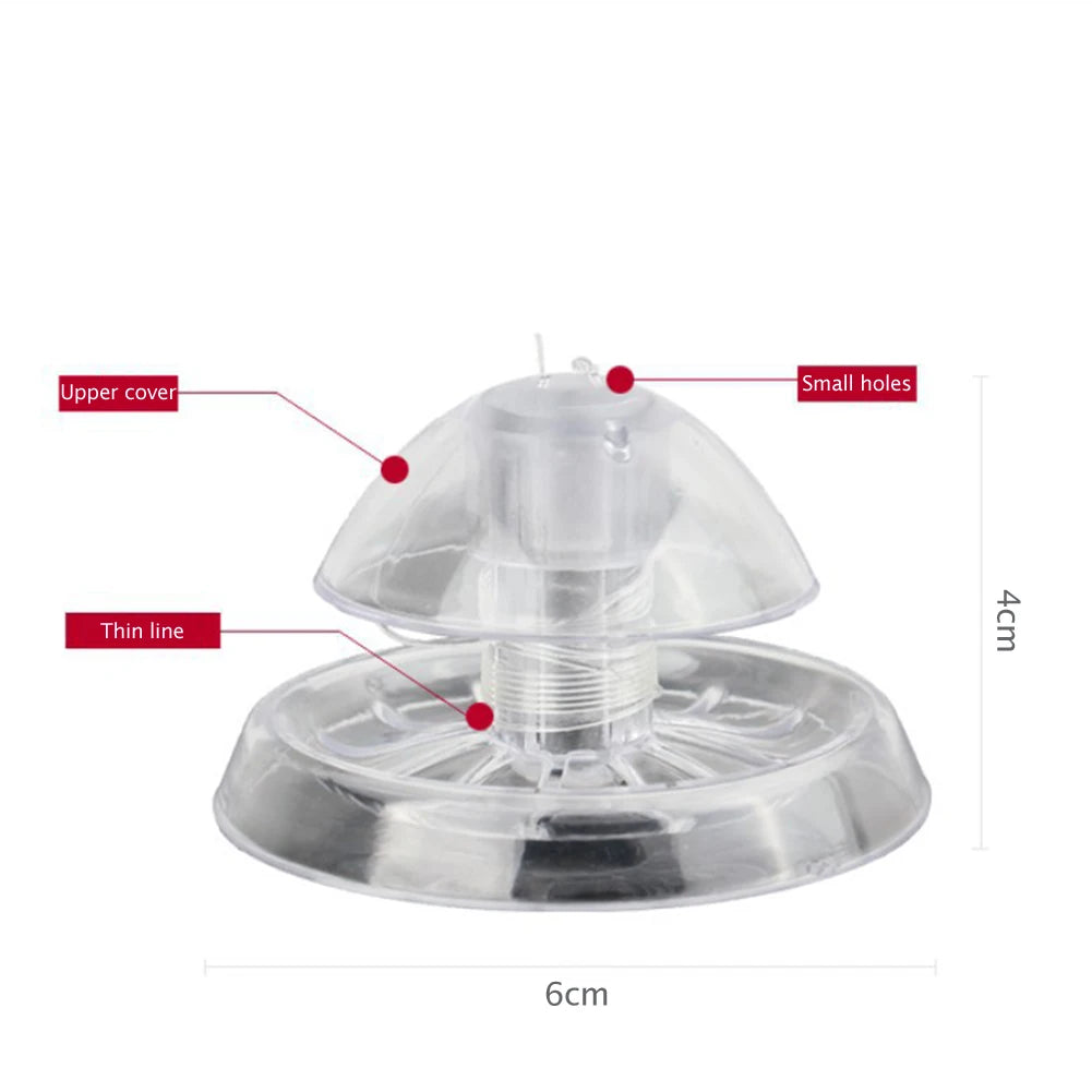 Clear Snail Trap Catcher For Aquarium Planaria Pest Control