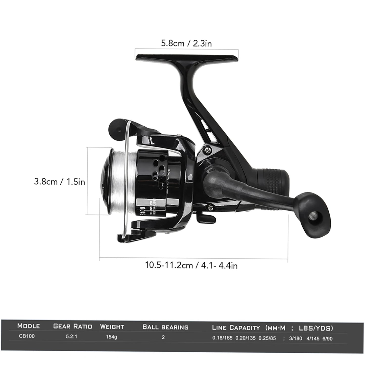Telescopic Fishing Rod Spinning Reel Combo With Hooks And Swivels