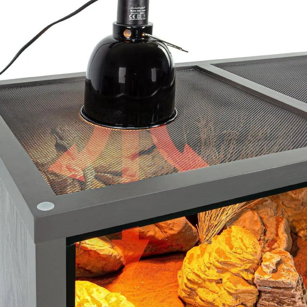 Insulated Wooden Reptile Enclosure For Bearded Dragons Sliding Door