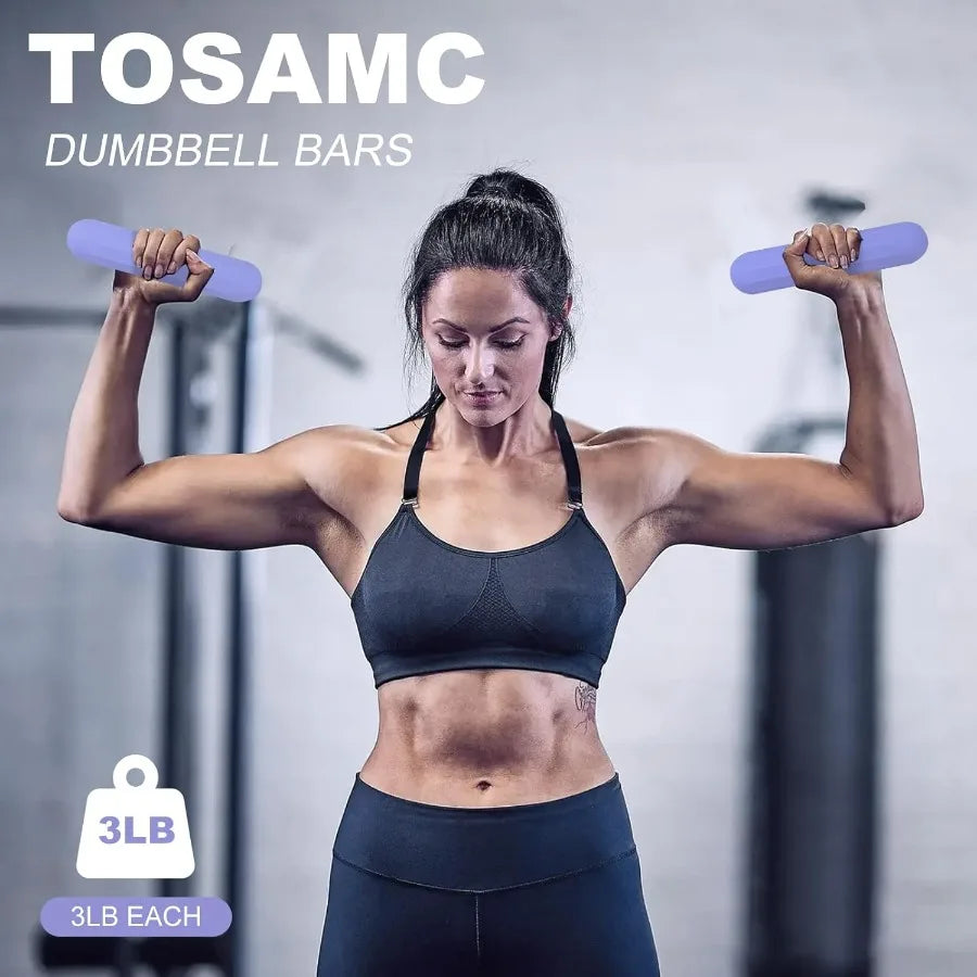 Dumbbell Hand Weight Bars for Women Home Workout Essentials