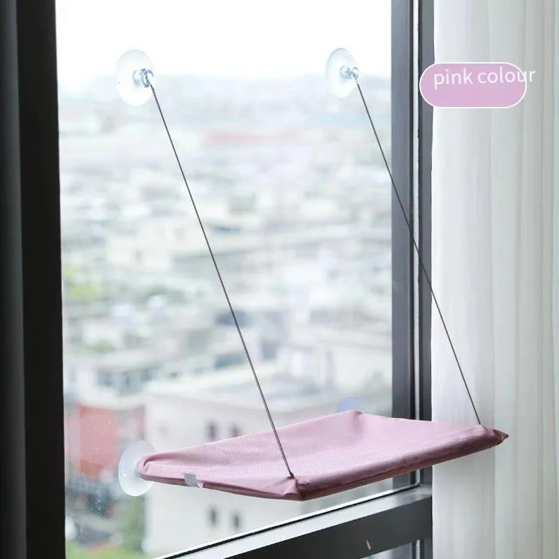 Winter Cat Window Hanging Hammock Bed With Suction Cup Mount All Seasons