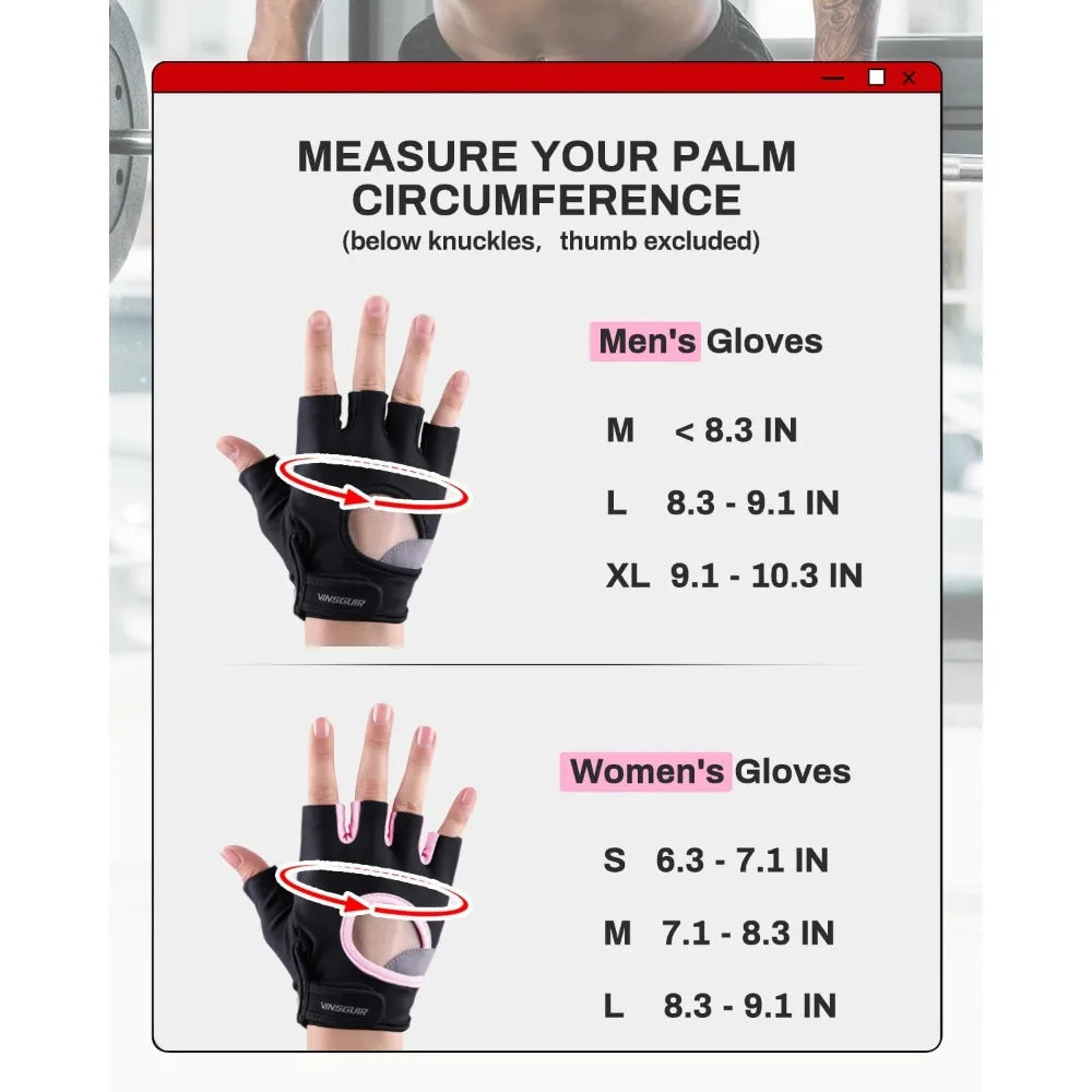 Premium Workout Gloves With Enhanced Grip And Wrist Support For Gym