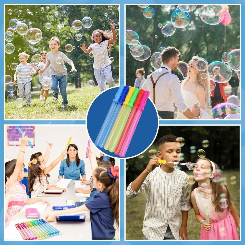 Joyfy Bubble Wands Bulk Set For Kids Outdoor Fun Activities