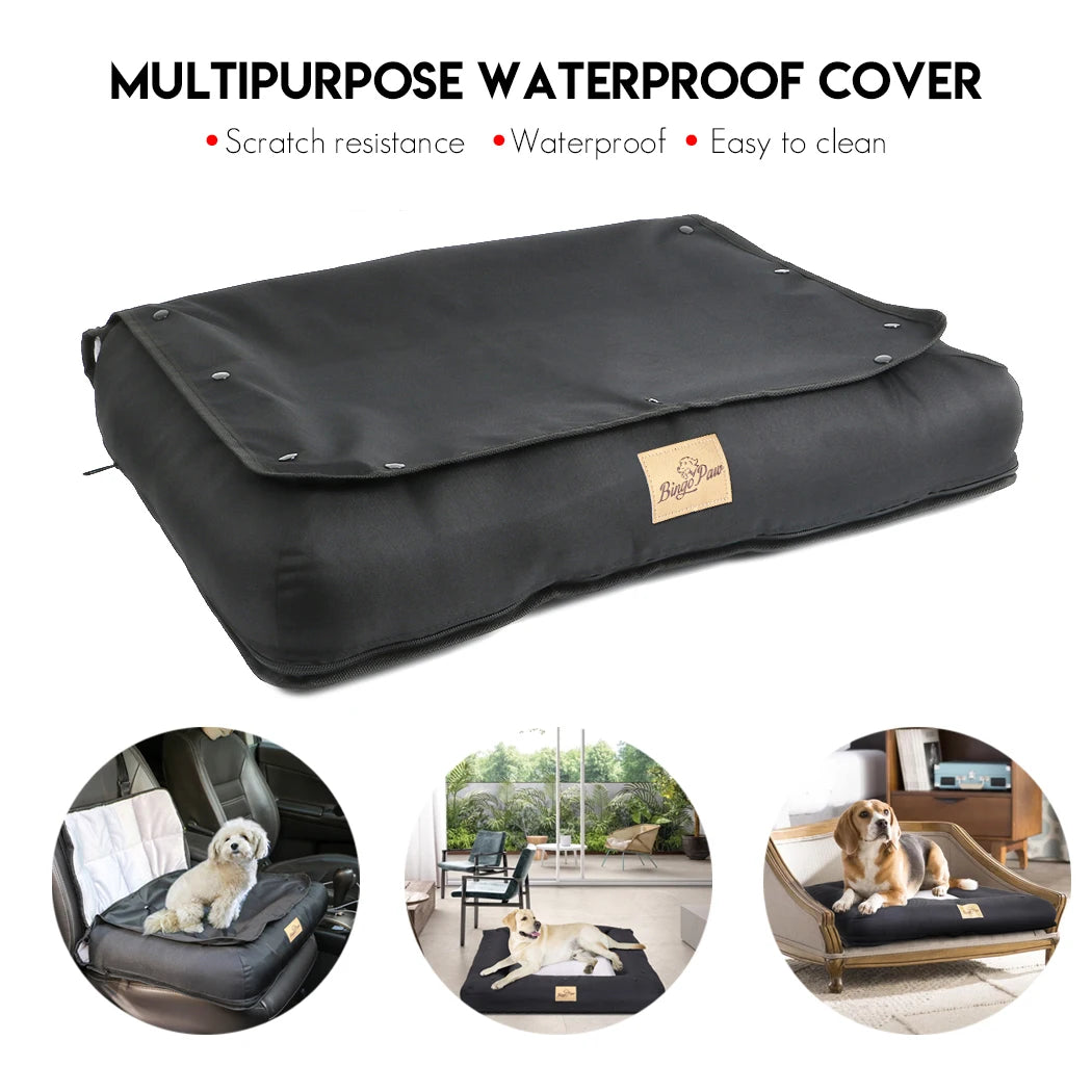 BINGOPAW Car Seat Bed For Dogs Waterproof Pet Cushion Mat