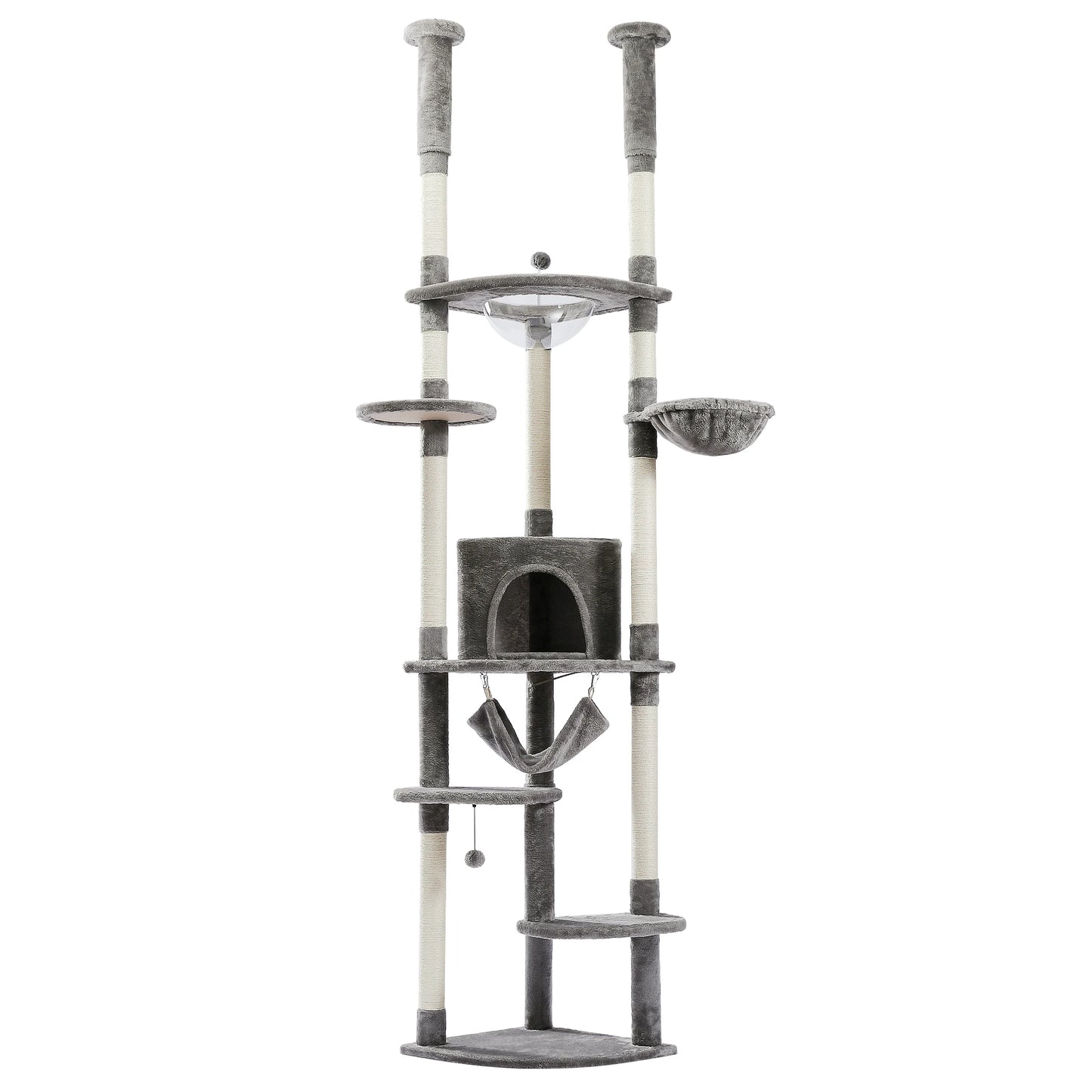 PAWZ Road Floor To Ceiling Cat Tree With Scratching Posts
