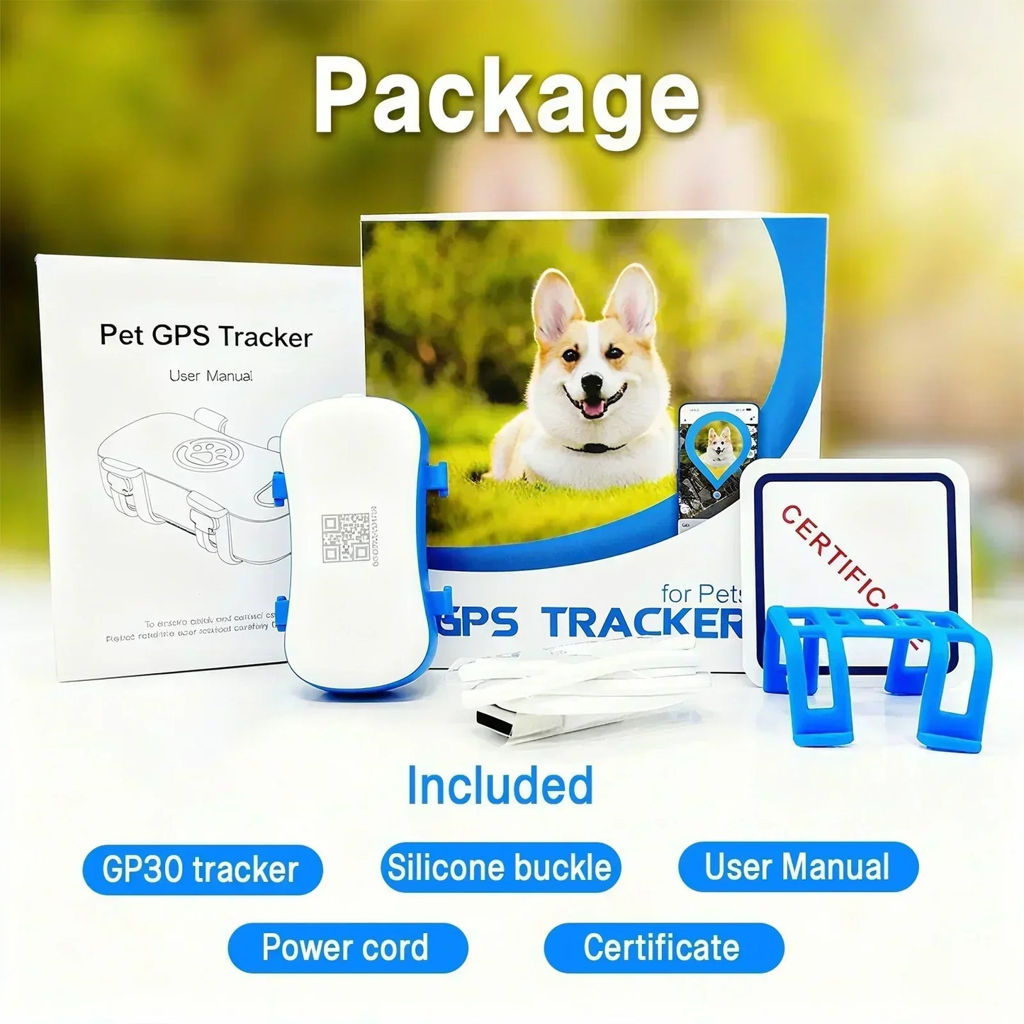 WANWAYTECH GPS Pet Tracker 4G With Real Time Tracking