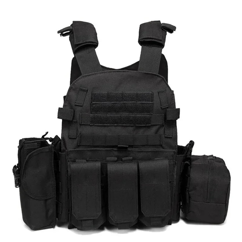 6094 Military Tactical Vest Body Armor Plate Carrier for Airsoft