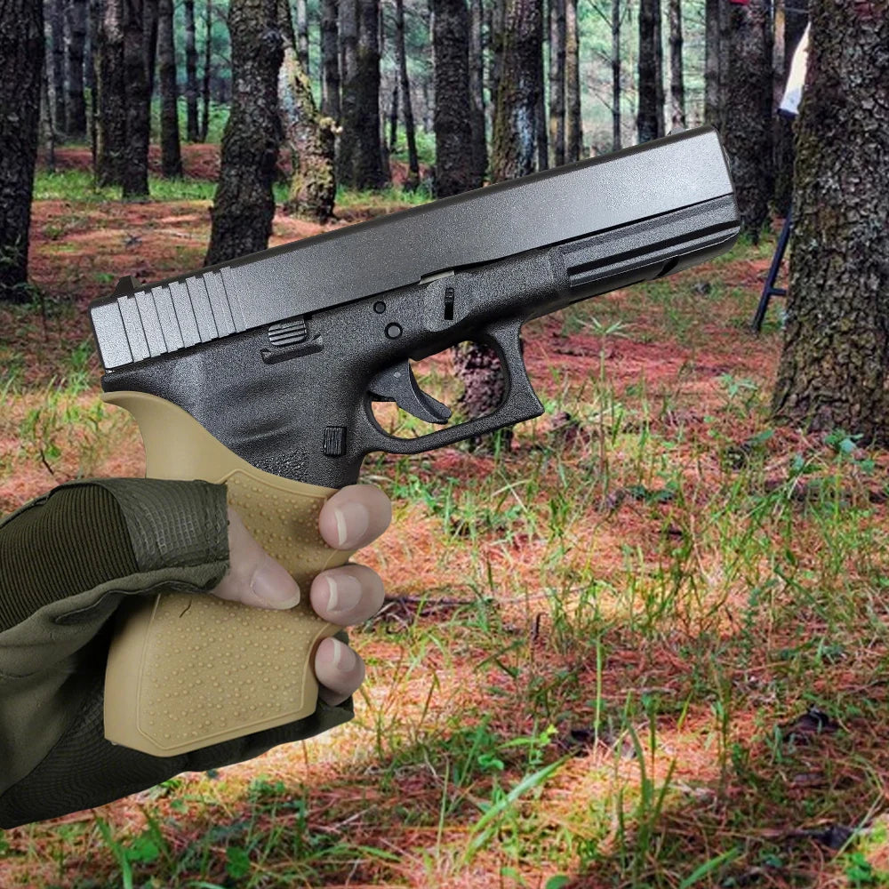 Tactical Rubber Grip Sleeve For Glock 17 19 Anti Slip