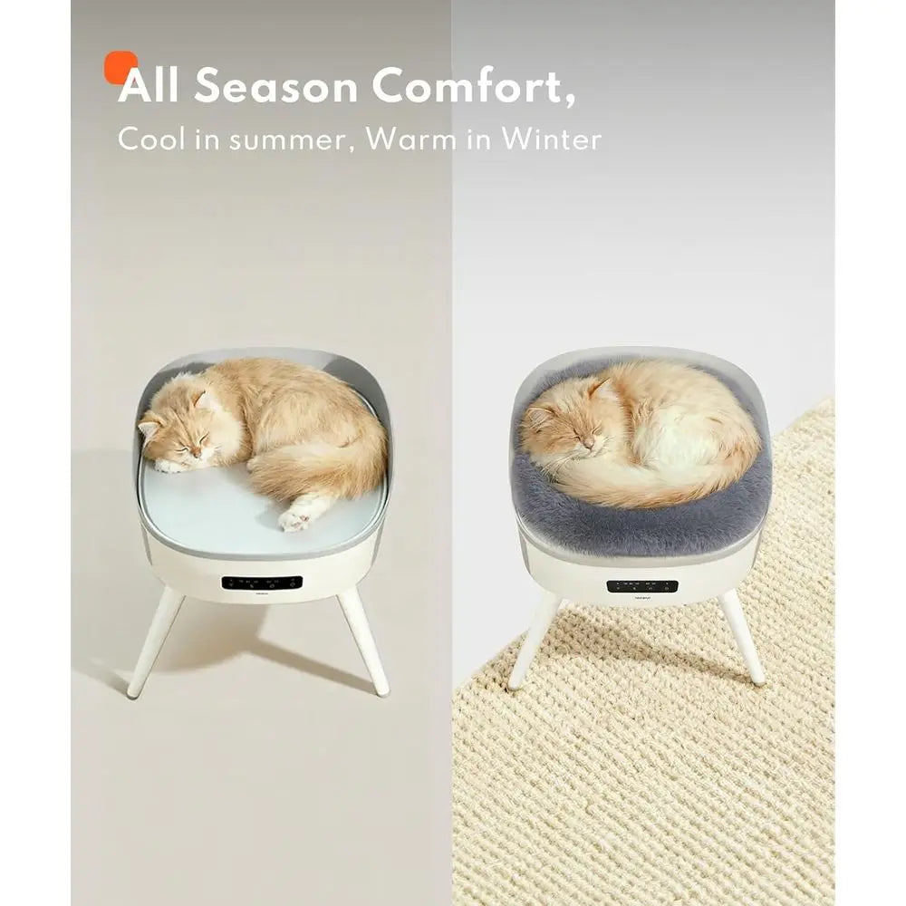 Pet-Sae 2-in-1 Space Heater With Cat Bed Energy Saving