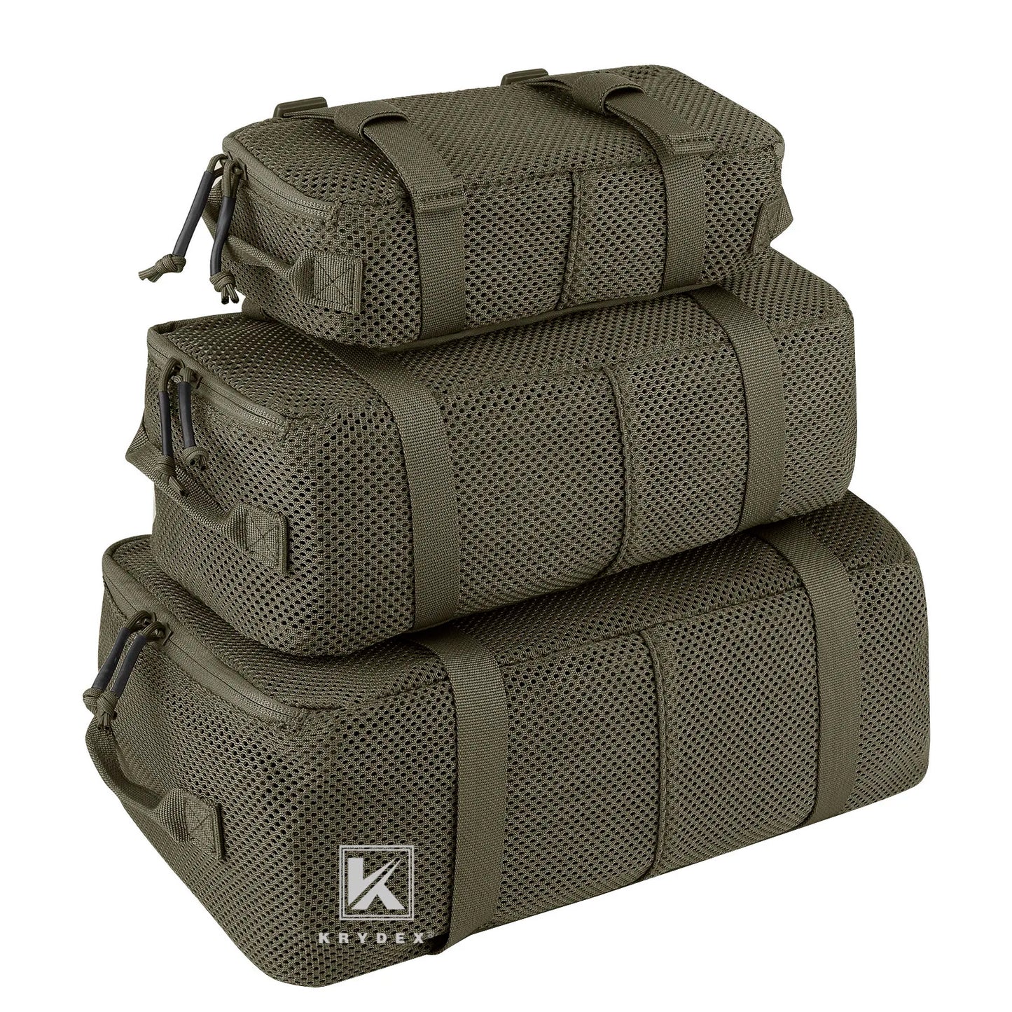 KRYDEX Tactical Modular Pouch Set For Travel And Outdoor Gear