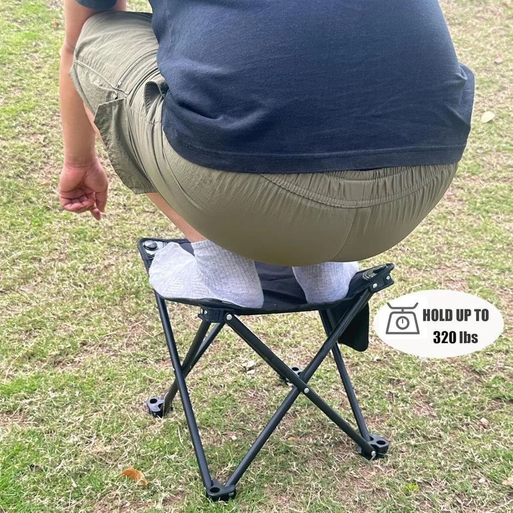 XIUWO Folding Stool 2 Pack For Outdoor Use Carry Bag