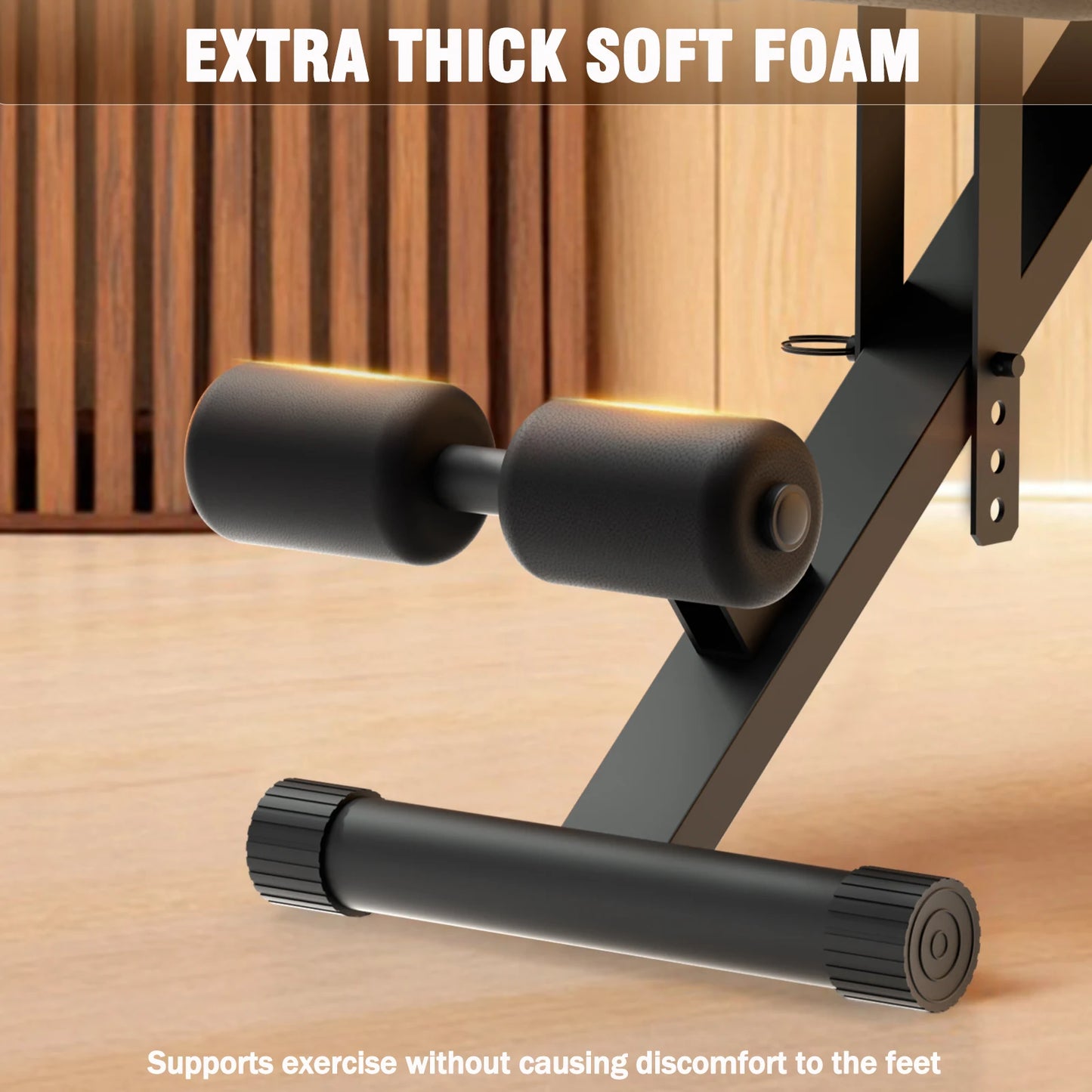 Adjustable Foldable Weight Bench For Full Body Dumbbell Training