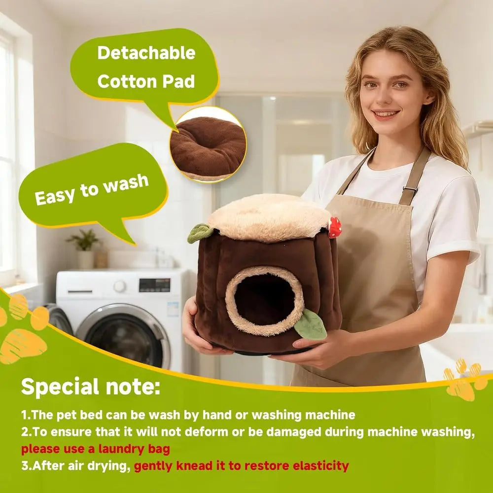 Small Animal Bedding Hideout for Guinea Pigs and Hamsters