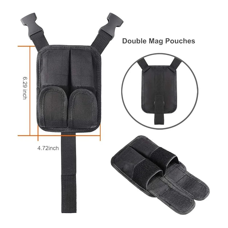 Shoulder Holster Airsoft Vertical Gun Holster Adjustable for Pistols