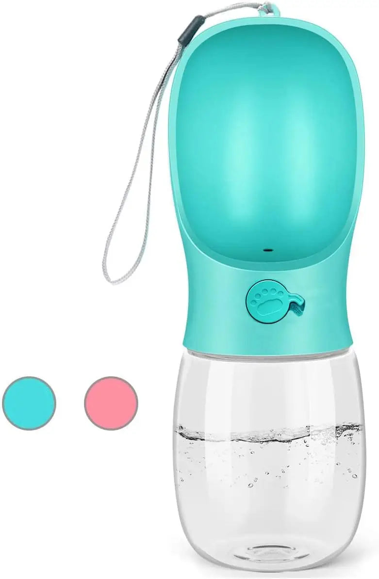 Leak Proof Portable Dog Water Bottle With Drinking Feeder