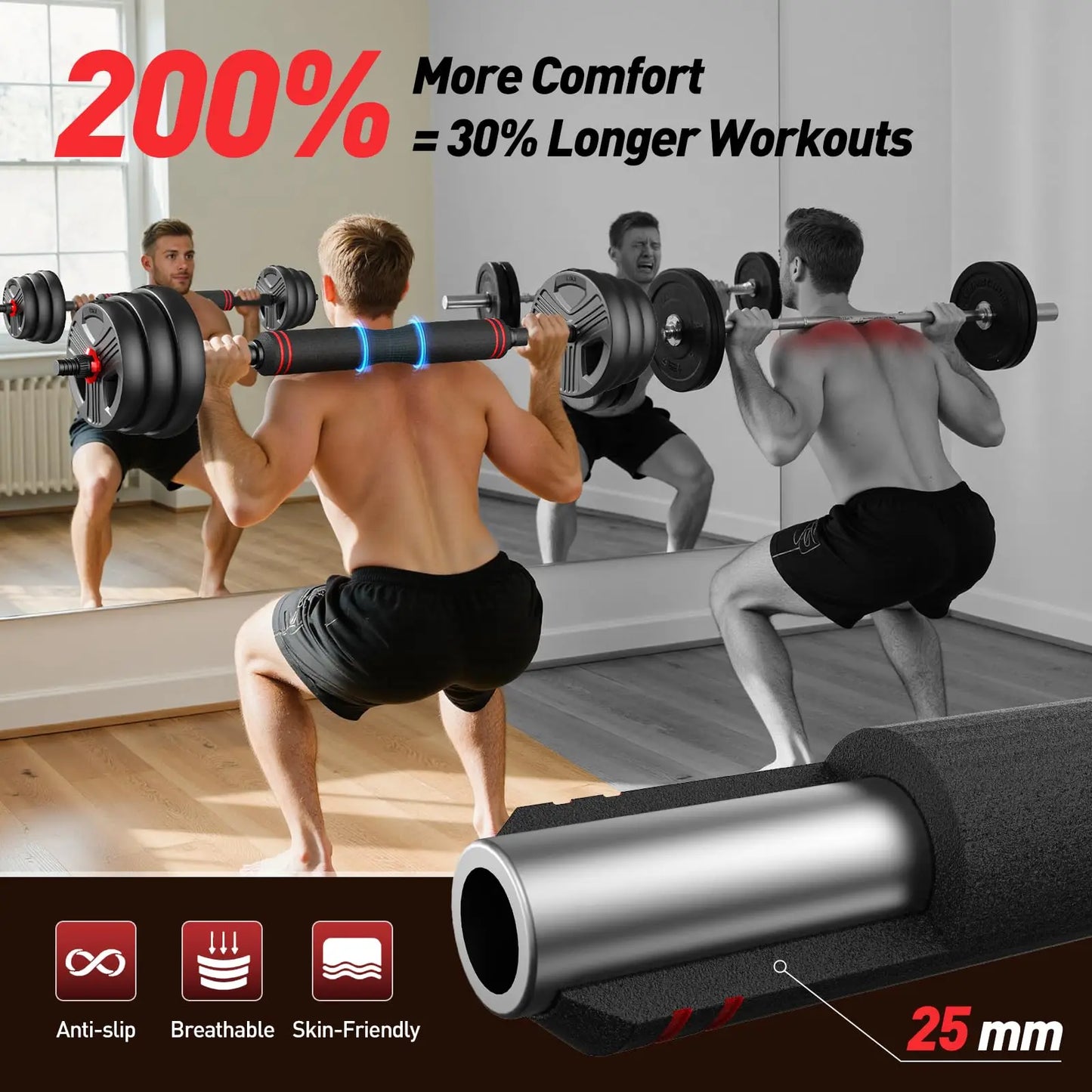 FED Fitness FITPLAM 5 In 1 Adjustable Dumbbell Set