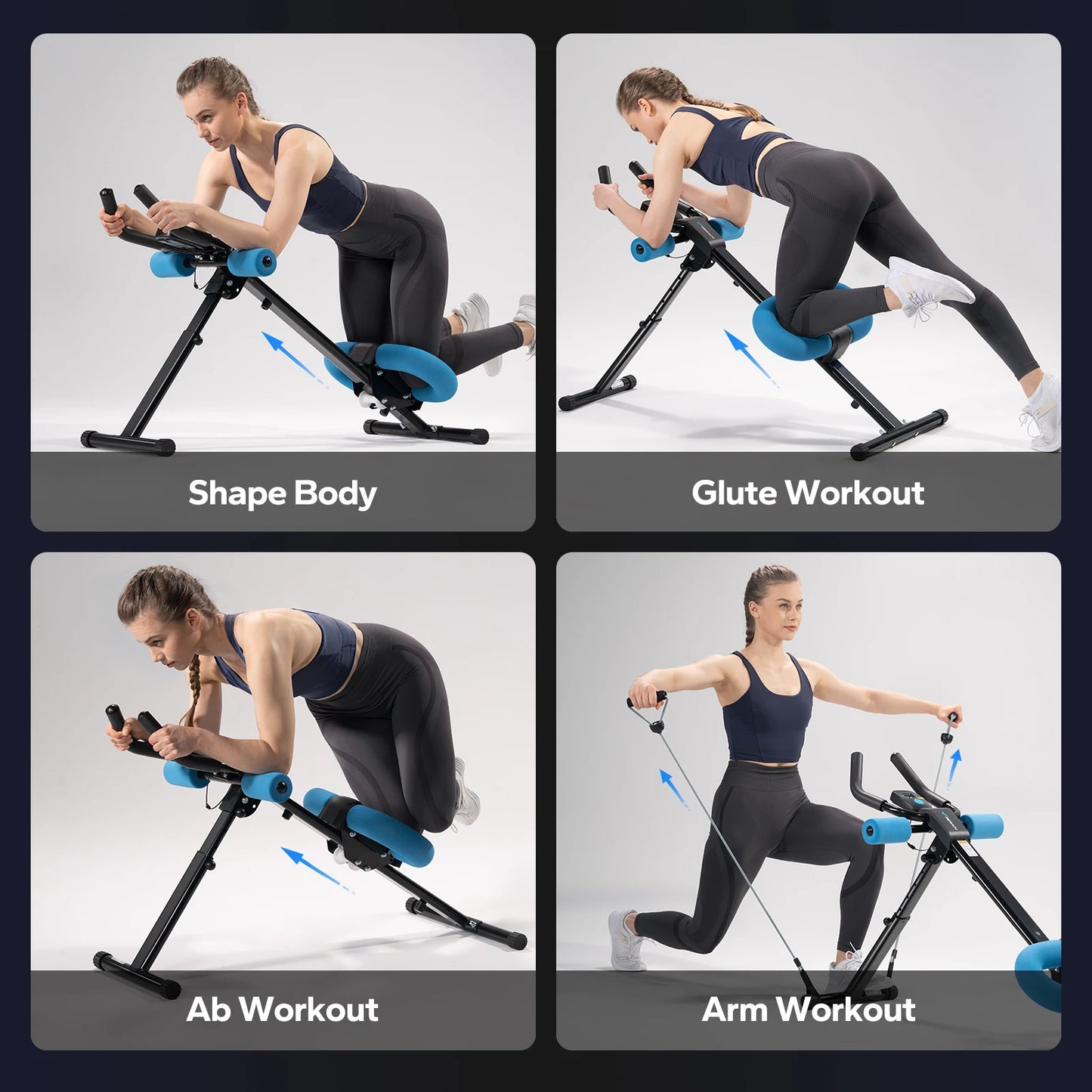 MERACH 2314 Ab Machine Adjustable Trainer For Core Workout