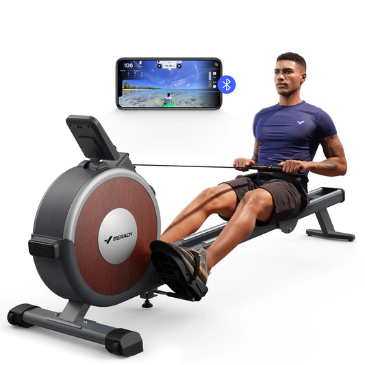 MERACH Magnetic Rowing Machine For Home Use 16 Levels