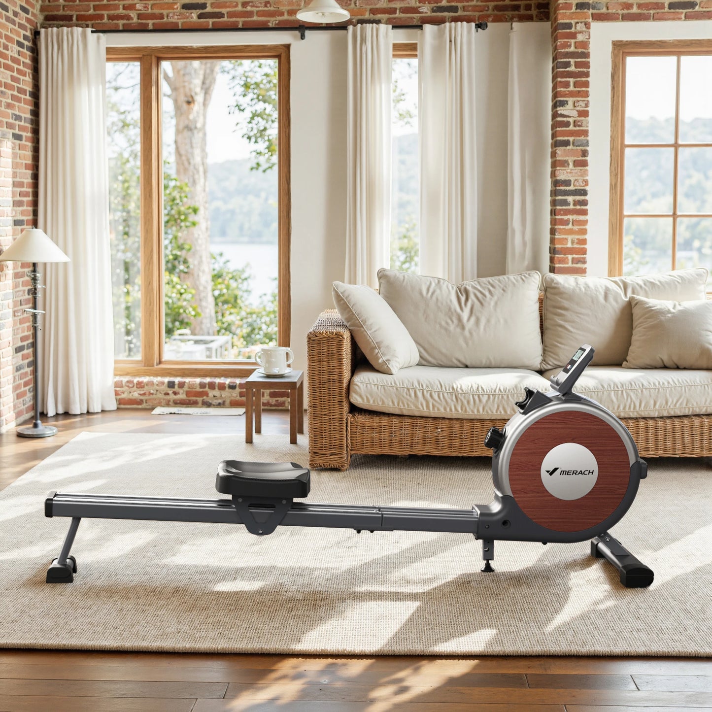 MERACH Magnetic Rowing Machine For Home Use 16 Levels