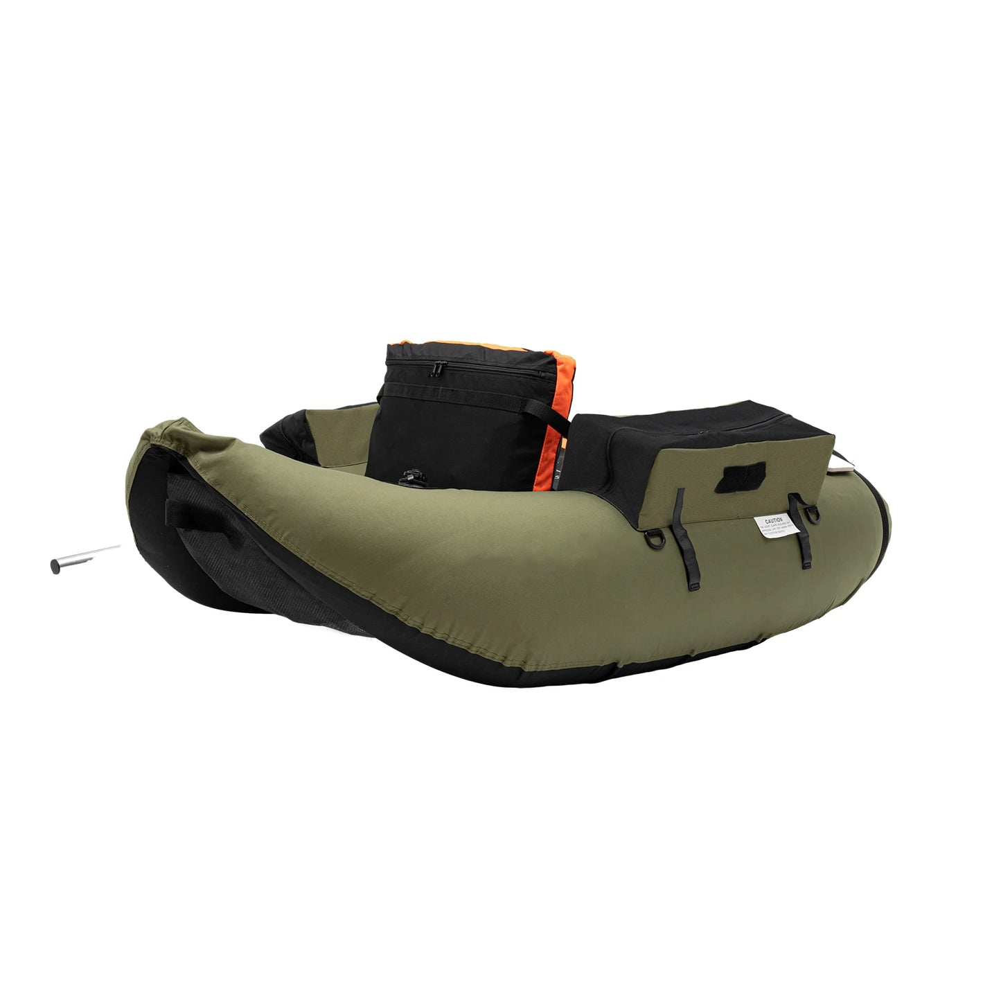 Inflatable Fishing Boat for Oceans Lakes Rivers, Portable Raft