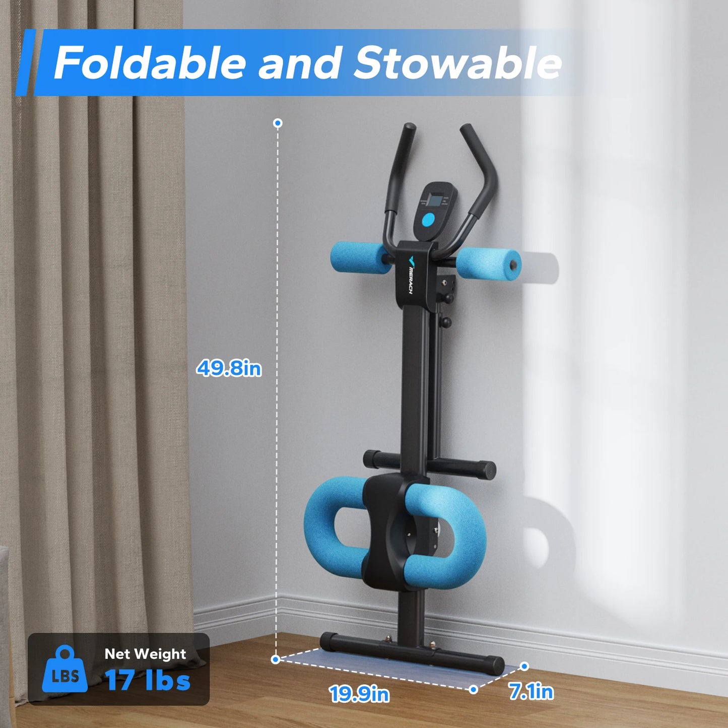 MERACH 2314 Ab Machine Adjustable Trainer For Core Workout