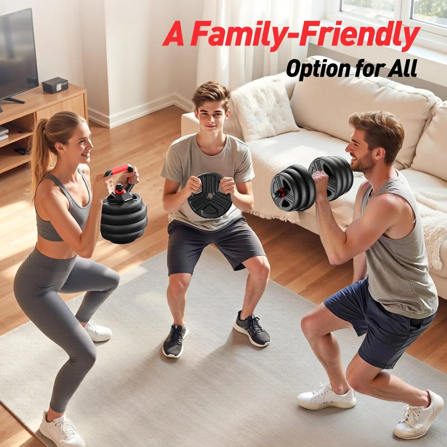 FED Fitness FITPLAM 5 In 1 Adjustable Dumbbell Set