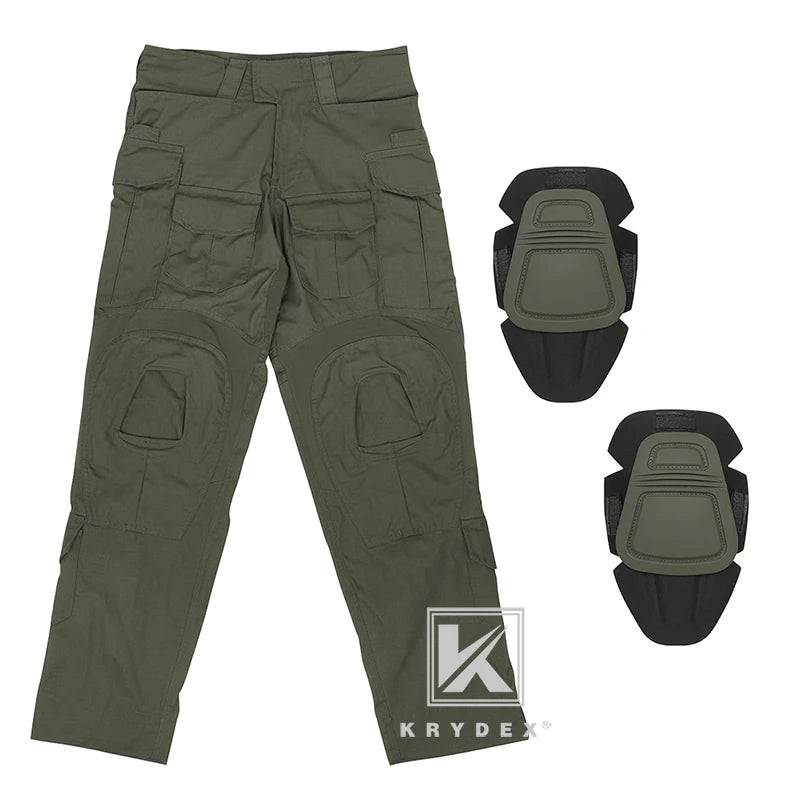 KRYDEX Tactical Camouflage Shirt And Pants Set For Hunting Outdoors