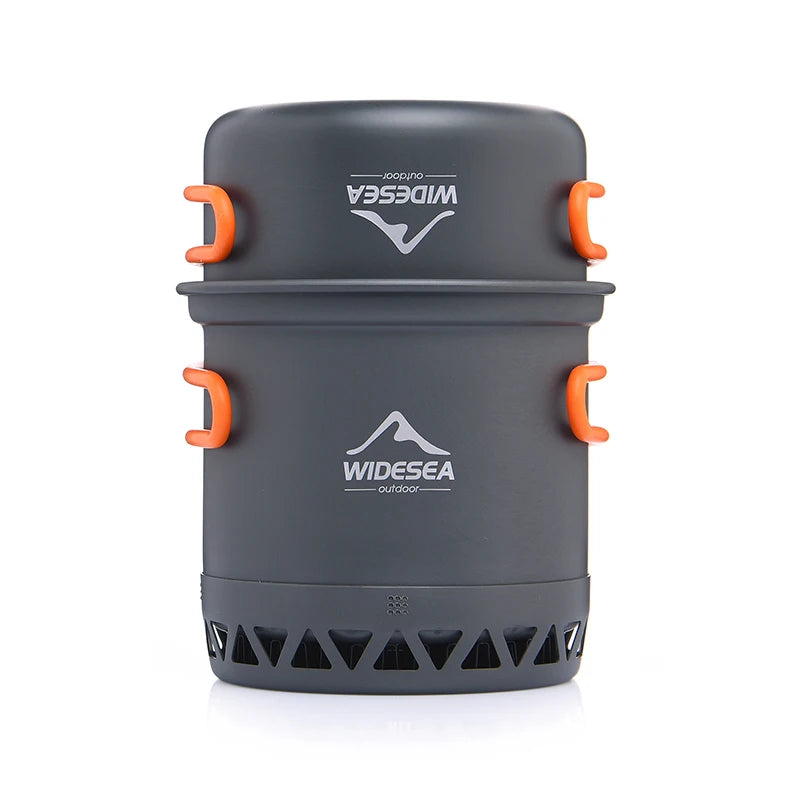 Widesea Camping Cookware Set Outdoor Kettle Pot Travel
