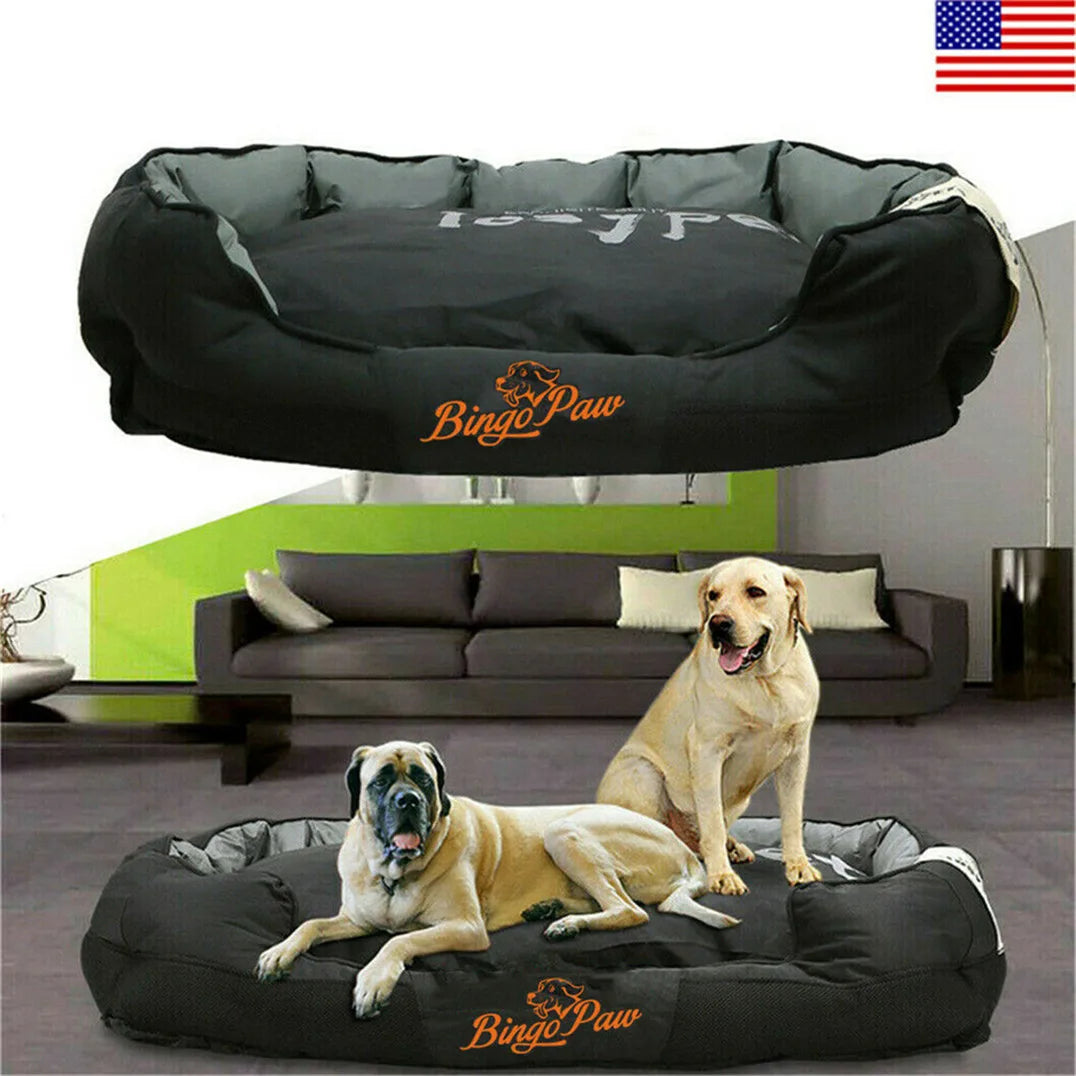 BINGOPAW Waterproof Orthopedic Dog Bed Sofa Style Kennel Mat