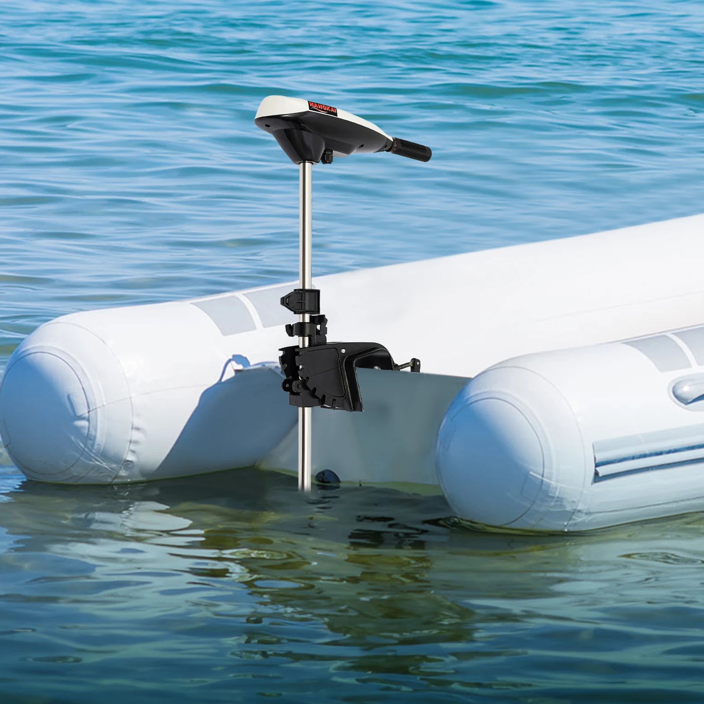 12V 66Lb Transom-Mounted Saltwater Electric Trolling Motor 3 Blade Prop