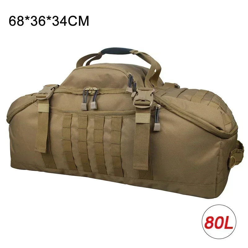LQARMY Tactical Travel Bag Molle Duffle For Camping