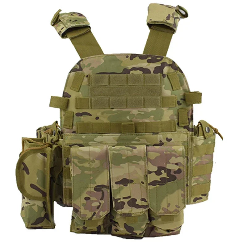 6094 Military Tactical Vest Body Armor Plate Carrier for Airsoft