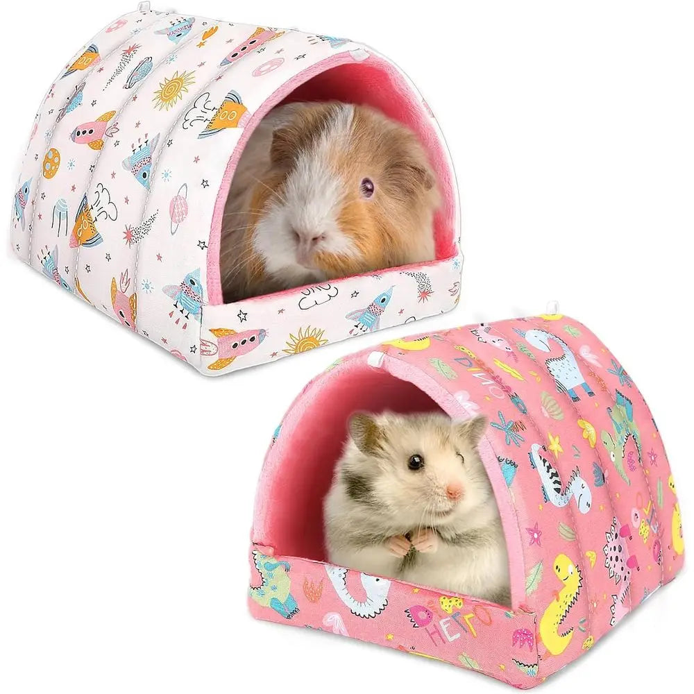 2 Pack Guinea Pig Bed Washable Small Animal House
