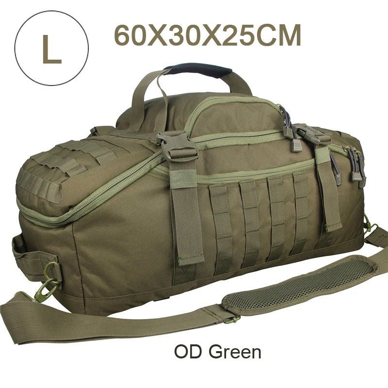 LQARMY Tactical Travel Bag Molle Duffle For Camping