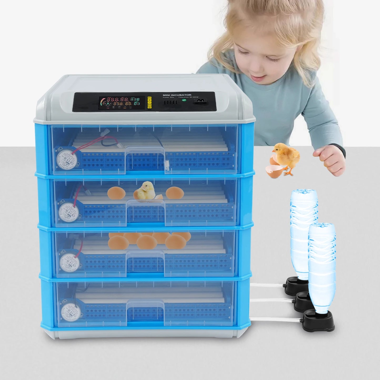 Bymaocar 200 To 240 Egg Incubators With Temperature Humidity Control
