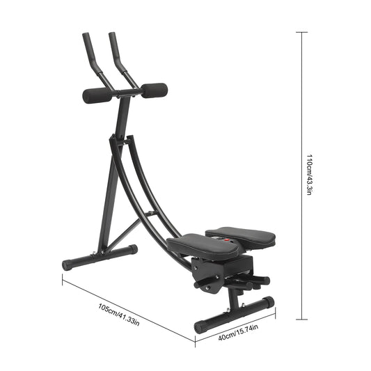 Dual Track Abdominal Crunch Machine For Home Gym Workout