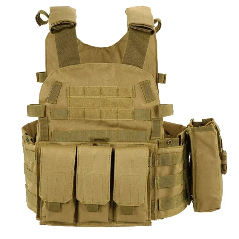 6094 Military Tactical Vest Body Armor Plate Carrier for Airsoft