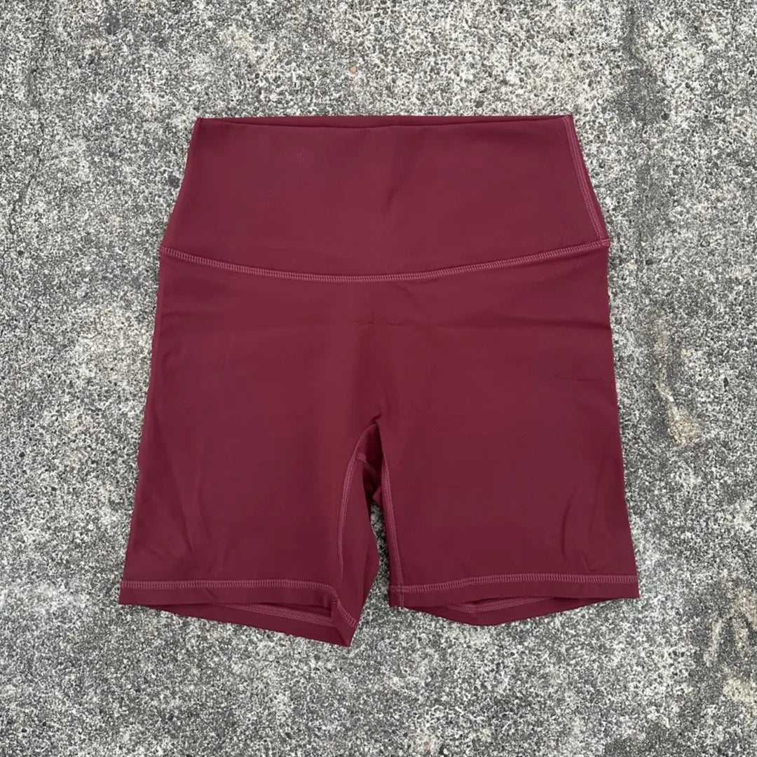 Women High Waist Yoga Shorts With Pocket For Fitness Training