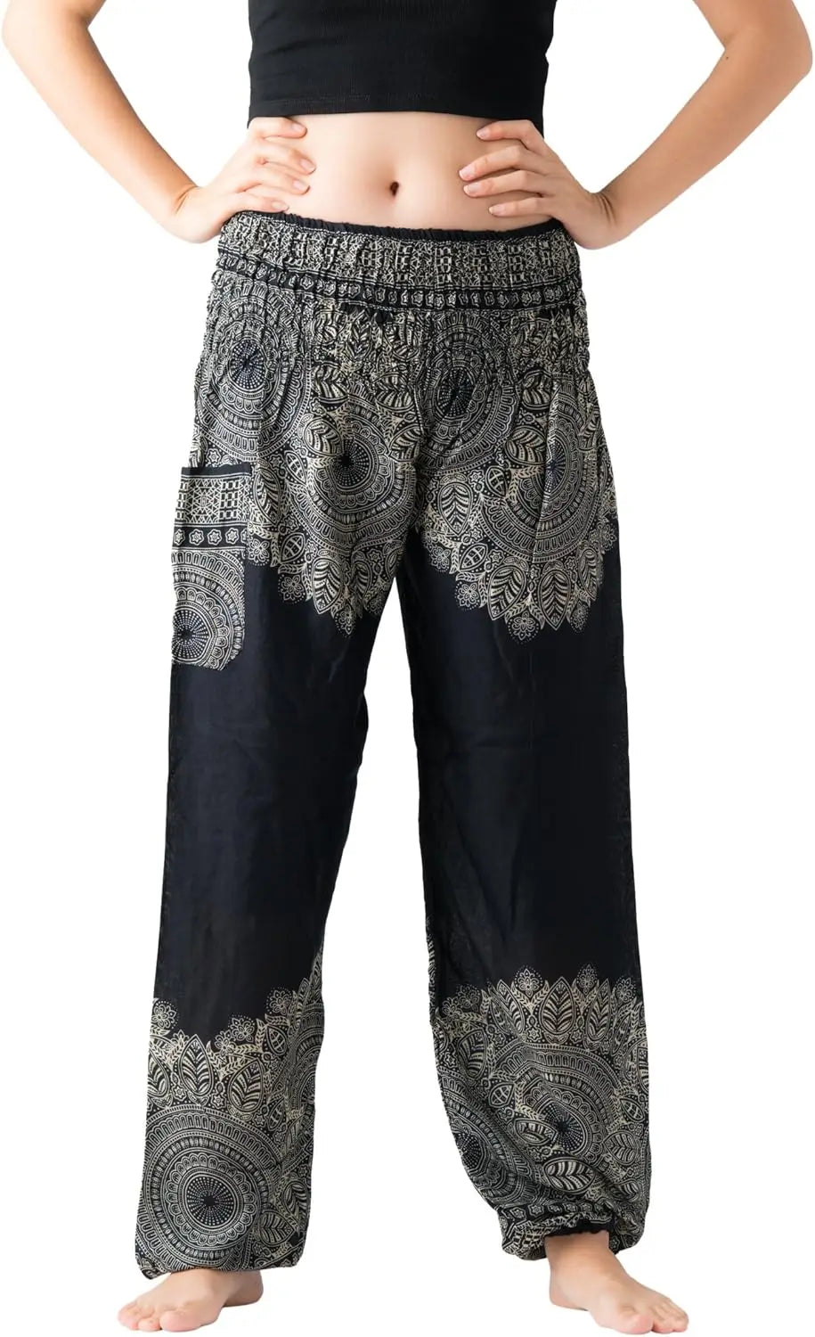 Harem Pants For Women Yoga Boho With Pockets Comfortable