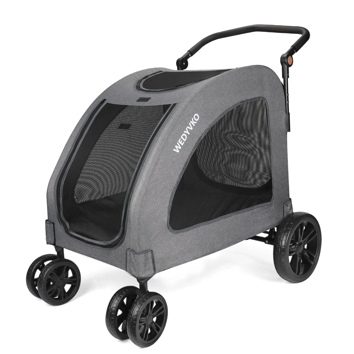 Heavy Duty Dog Stroller For Large Dogs Foldable With Ventilation