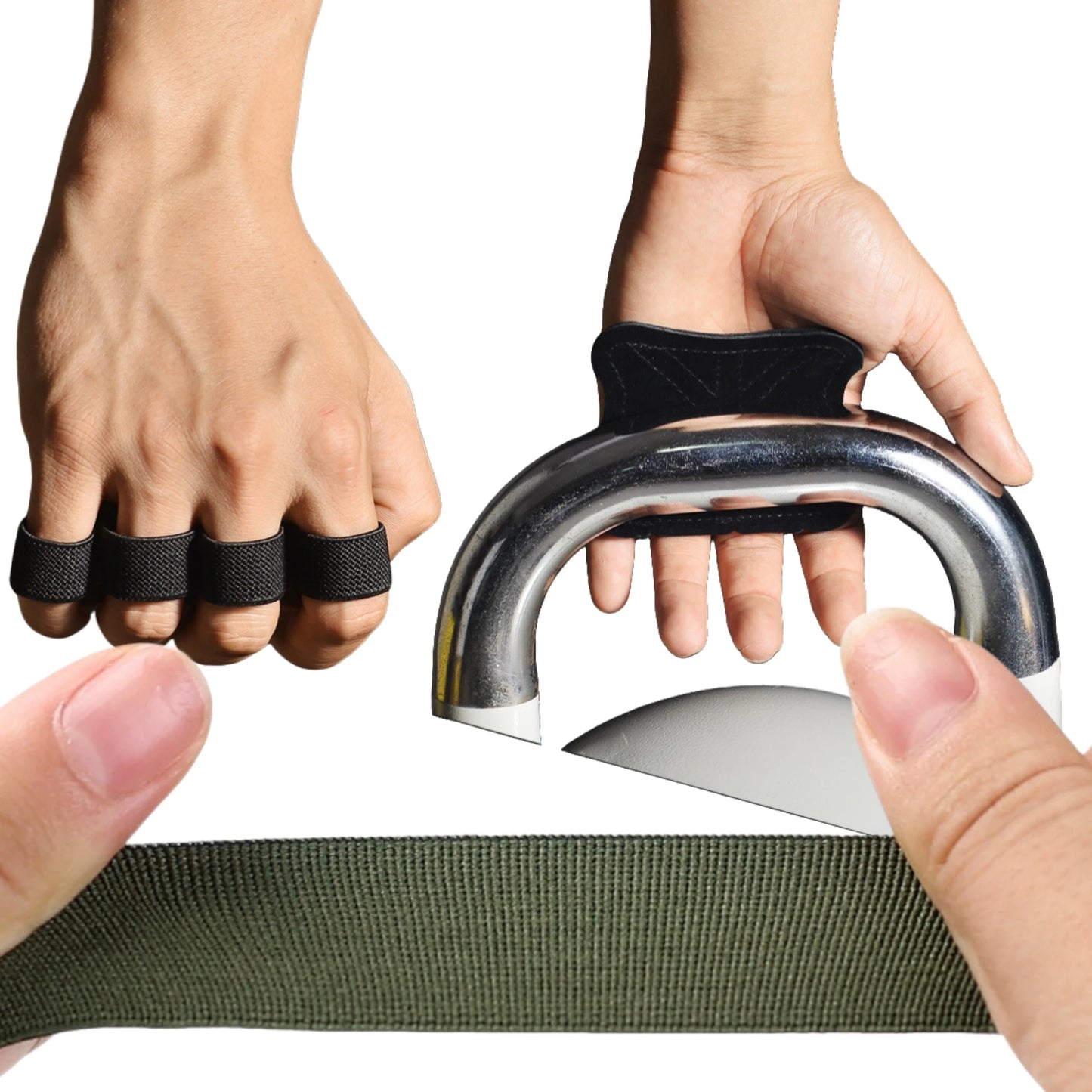 Leather Weightlifting Gloves With Palm Protection For Gym Workouts