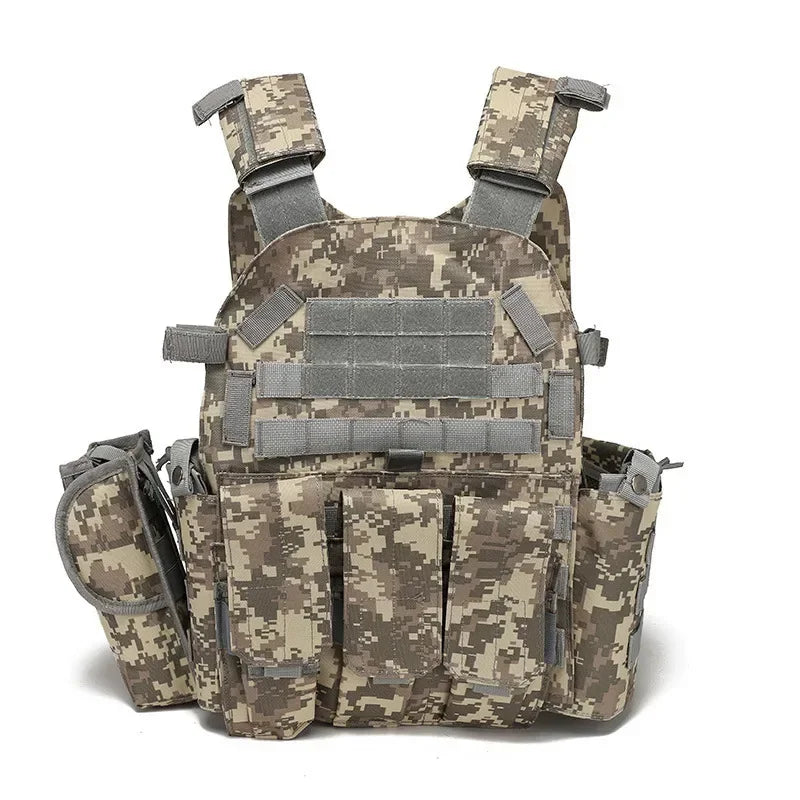 6094 Military Tactical Vest Body Armor Plate Carrier for Airsoft