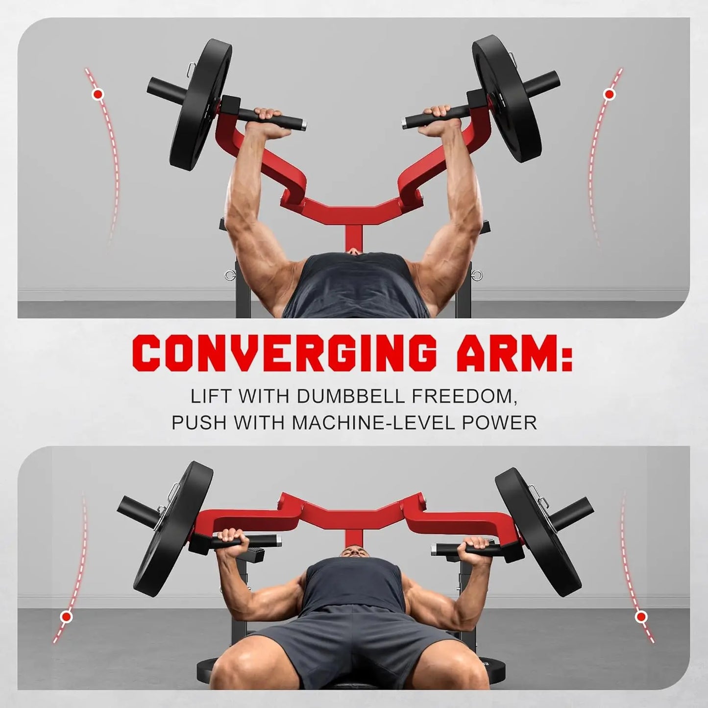 Z1-PRO Chest Press Machine With Independent Arms For Upper Body