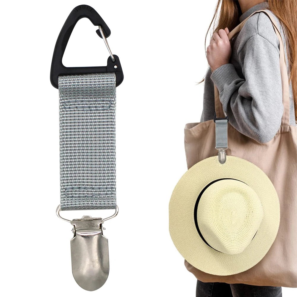 Hat Keeper Clip Universal Canvas Portable Hat Holder For Travel
