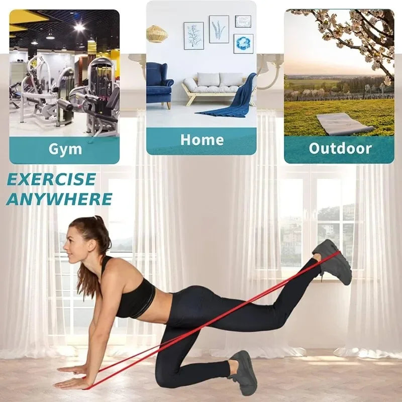 Resistance Bands And Hanging Training Strap For Home Gym Workouts