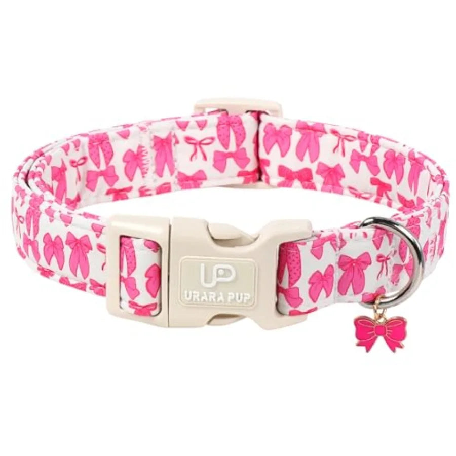 Fruit Pattern Cotton Dog Collar Adjustable Lightweight Durable